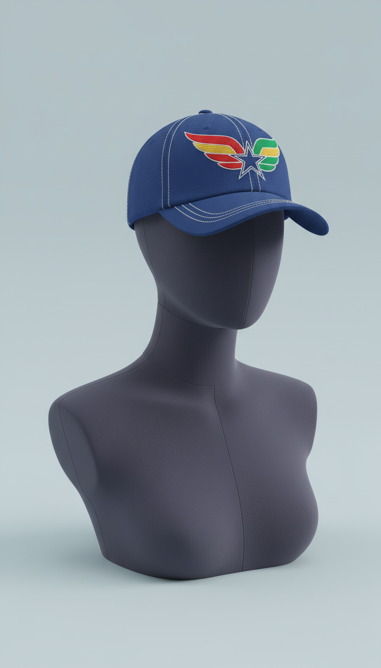 All-Star Blue Cap Athletic Motif
