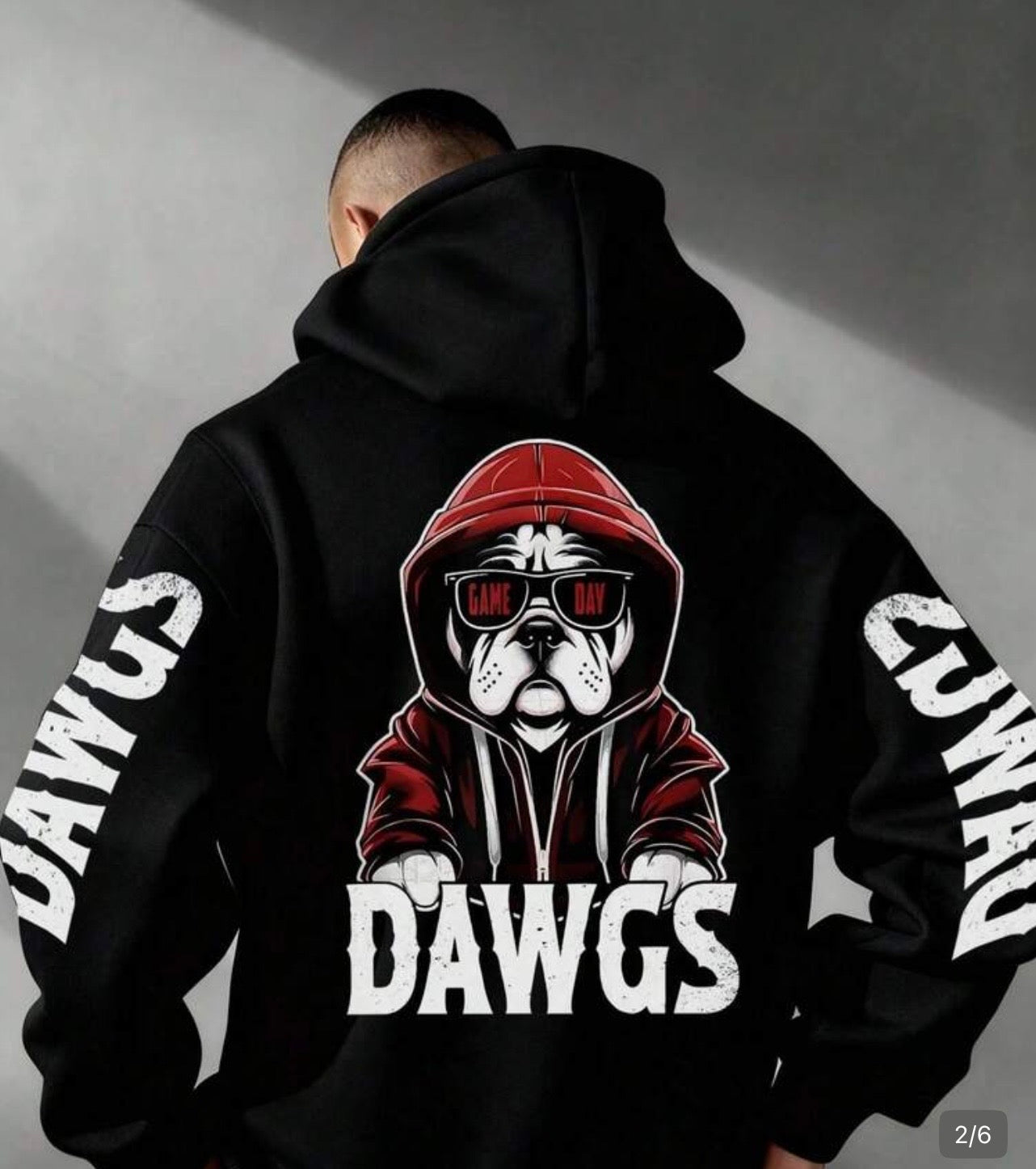 Men Georgia dawg hoodie