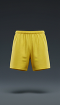 Playmaker Yellow Mesh Shorts
