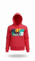 Electric Red Graphic Hoodie